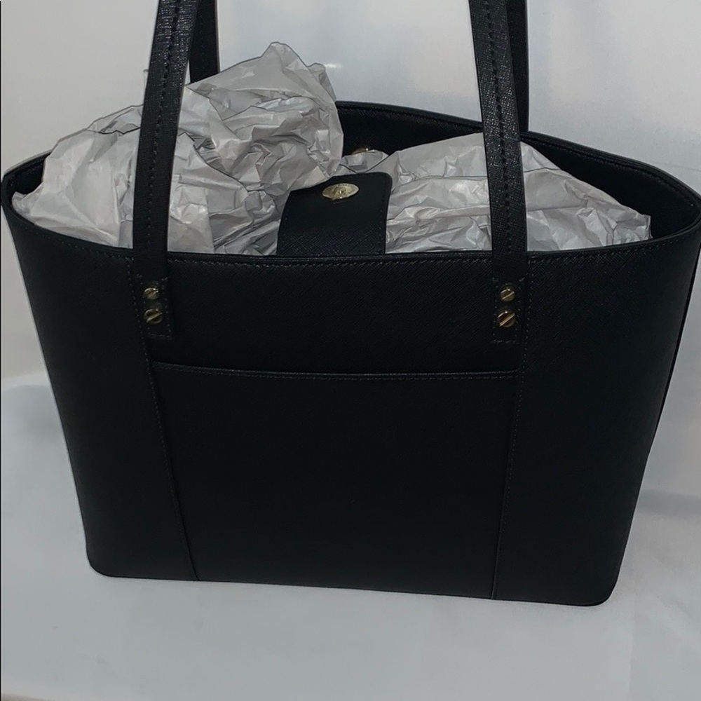 Karl Lagerfeld Paris Maybelle Tote Yellow Taxi - Picture 3 of 3